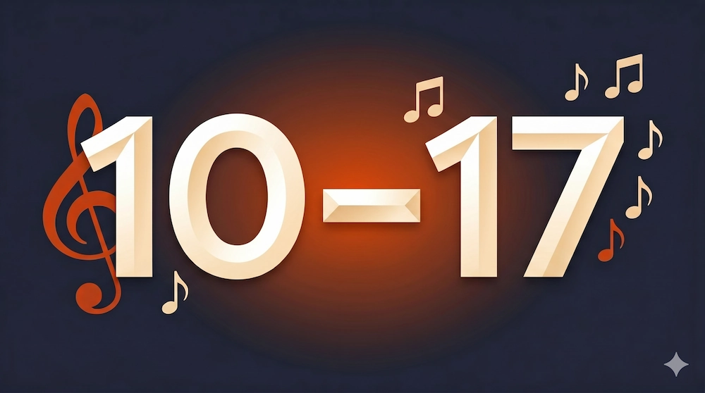 Ages 10 through 17 representing young singers